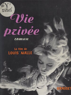 cover image of Vie privée